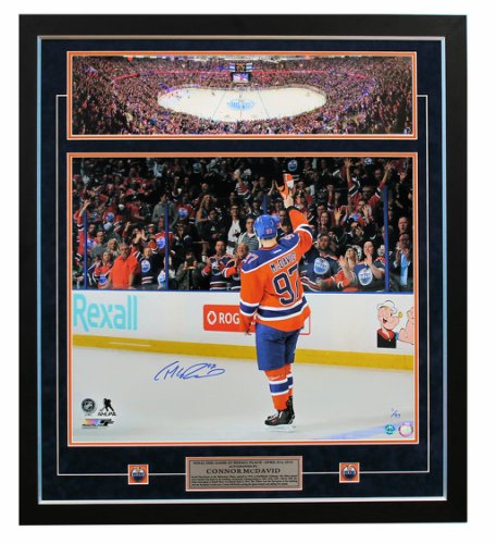 Connor McDavid Signed 2019 ALL-STAR COLLAGE 16X20 Contact for