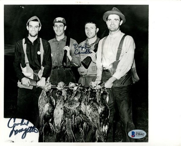 Cookie Lavagetto & Dolph Camilli Autographed 8X10 Photo Brooklyn Dodgers Beckett Beckett