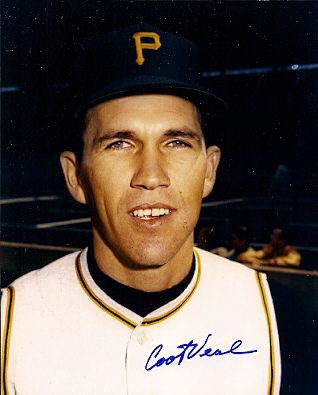 Coot Veal Autographed Signed 8X10 Pittsburgh Pirates Photo - Autographs 