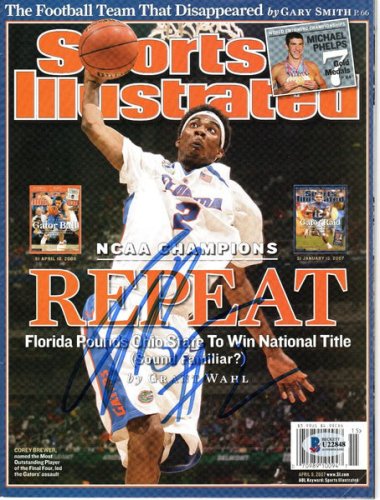 Corey Brewer Autographed Signed Florida Gators Sports Illustrated Beckett Authenticated 