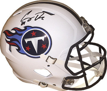 Corey Davis Autographed Signed Tennessee Titans Riddell Full Size Speed Replica Helmet #84- JSA Hologram 