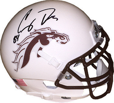 Corey Davis Autographed Signed Western Michigan Broncos Schutt White Authentic Mini Helmet #84- JSA Hologram 