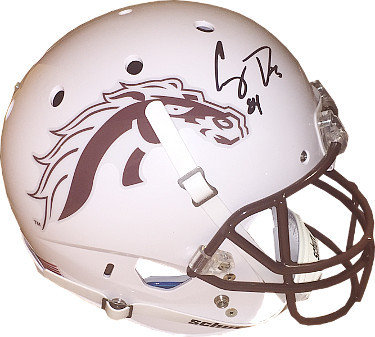 Corey Davis signed Western Michigan Broncos Schutt Full Size White Replica Helmet #84- JSA Hologram