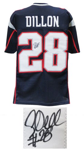 Corey Dillon Autographed Signed Navy Custom Football Jersey 