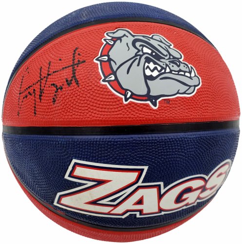 Corey Kispert Autographed Signed Gonzaga Bulldogs Logo Rubber Basketball Mcs Holo #194800