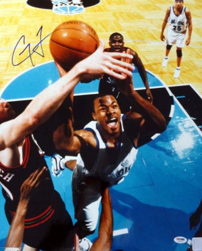 Corey Maggette Autographed Signed 16X20 Photo Orlando Magic PSA/DNA 