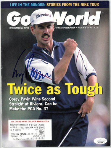 Corey Pavin Autographed Signed Golf World Full Magazine 3/3/1995- JSA #EE63386 (Nissan Open Win @ Riviera)