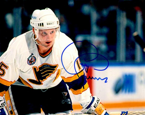 Craig Janney Autographed Signed 8X10 St. Louis Blues Photo - Autographs