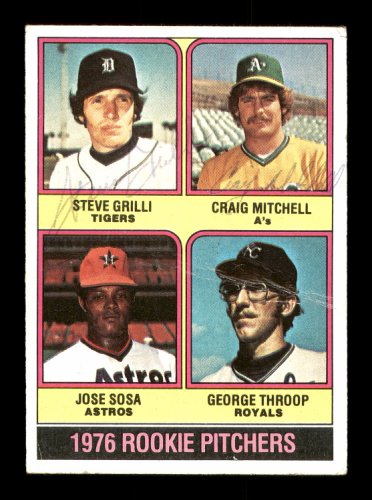 Craig Mitchell & Steve Grilli Autographed 1976 Topps Rookie Card #591 (Crease) #166938