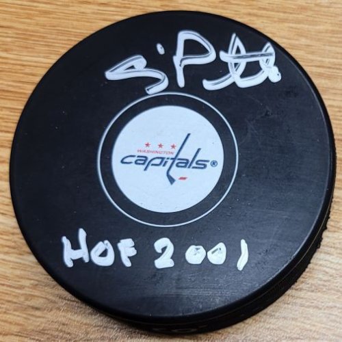 Craig Patrick Autographed Signed "HOF 2001" Washington Capitals Hockey Puck - Autographs
