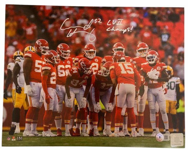 Travis Kelce Kansas City Chiefs Autographed Super Bowl LVII Champions White  Nike Limited Jersey with SB LVII Champs Inscription