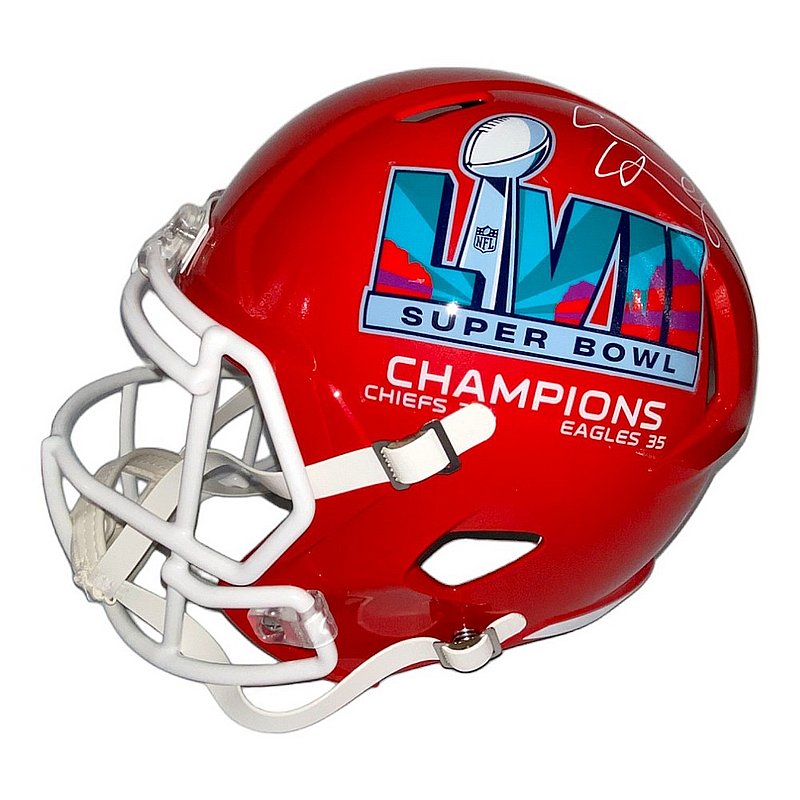 Autographed Helmets Kansas City Chiefs Team