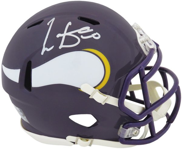 Cris Carter Autographed Signed Minnesota Vikings Throwback Riddell Speed Mini Helmet 