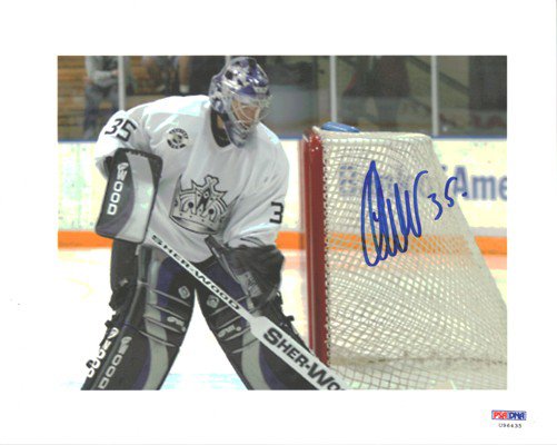 Cristobal Huet Autographed Signed 8X10 Photo Los Angeles Kings PSA/DNA 