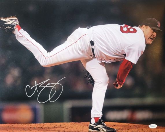 Curt schilling cheap signed jersey