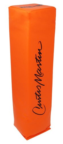 Curtis Martin Autographed Signed Orange Endzone Football Pylon 