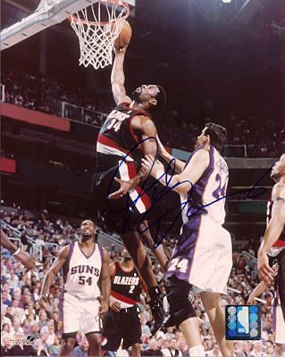 Dale Davis Autographed Signed 8X10 Portland Trail Blazers Photo - Autographs