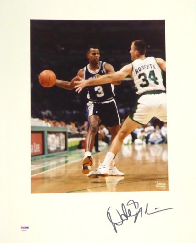 Dale Ellis Autographed Signed 16X20 Matted Photo San Antonio Spurs PSA/DNA 