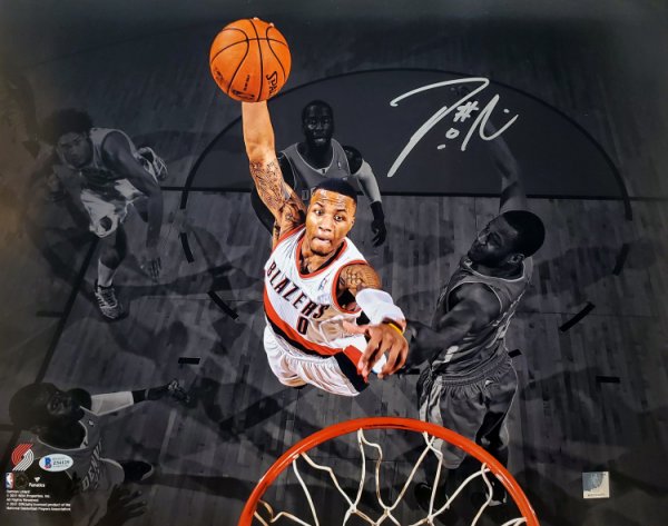 Damian lillard autographed jersey on sale