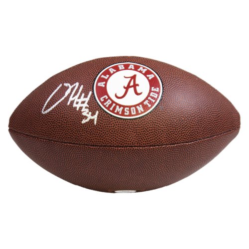 Damien Harris Autographed Signed Alabama Crimson Tide Wilson NCAA Football - JSA 