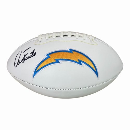 Dan Fouts Autographed Signed San Diego Chargers White Panel Football - BAS 