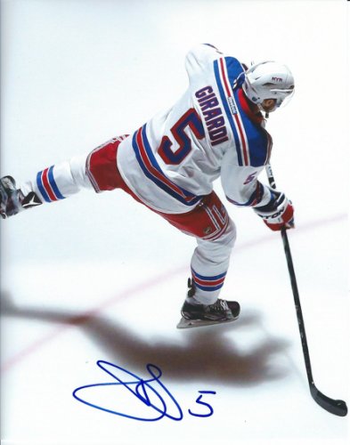 Dan Girardi Autographed Signed 8X10 New York Rangers Photo - Autographs