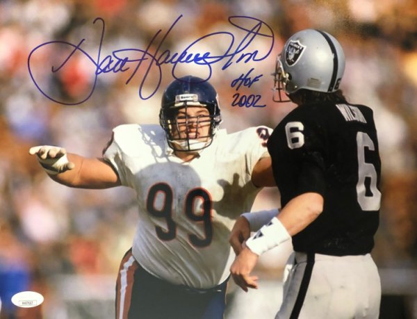 Dan Hampton Autographed Signed 11X14 Chicago Bears Photo With JSA COA - Autographs 