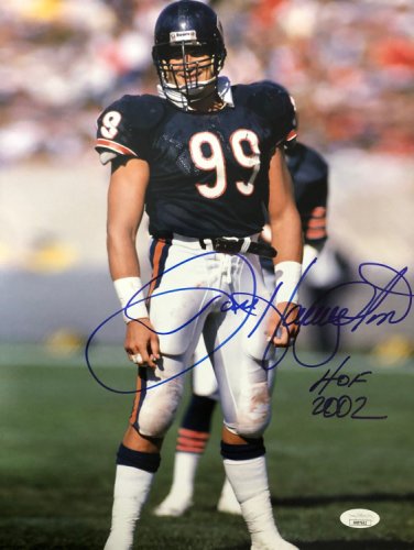 Dan Hampton Autographed Signed 11X14 Chicago Bears Photo With JSA COA - Autographs 