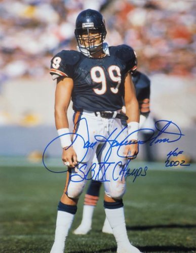 Dan Hampton Autographed Signed 16X20 Chicago Bears Photo - Autographs 