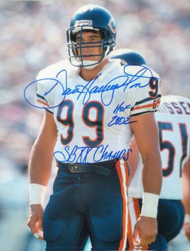 Dan Hampton Autographed Signed 16X20 Chicago Bears Photo - Autographs 