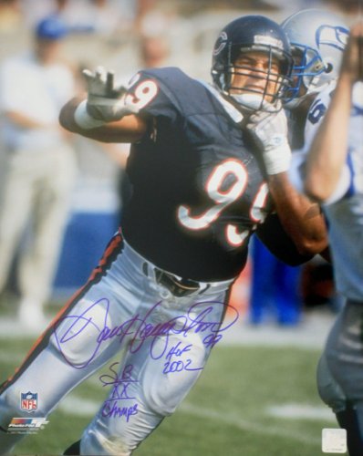 Dan Hampton Autographed Signed 16X20 Chicago Bears Photo - Autographs 