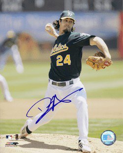 Dan Haren Autographed Signed Photo Oakland A's - Autographs