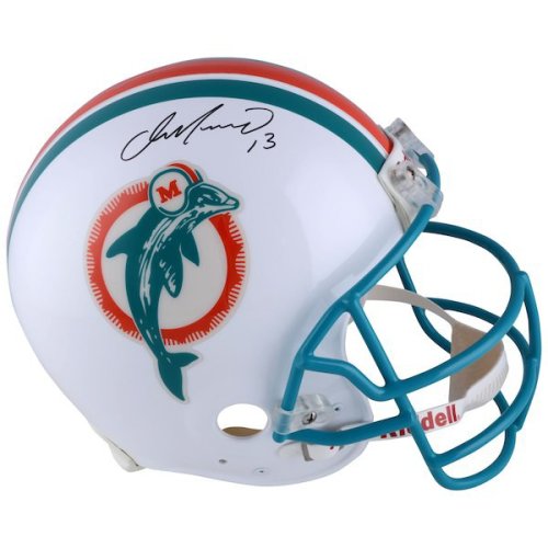 Dan Marino Miami Dolphins Autographed Signed Riddell Replica Throwback Helmet