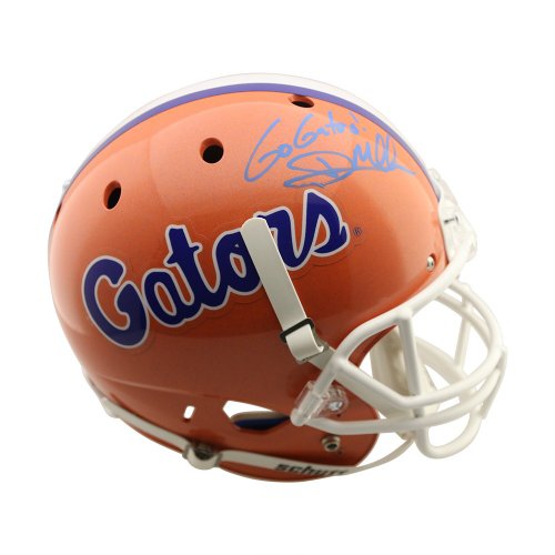 Dan Mullen Florida Gators Autographed Signed Schutt Rep F/S Helmet Go Gators! Inscription 