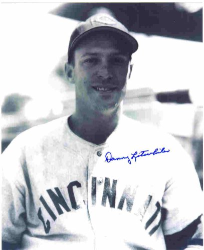 Danny Litwhiler Autographed Signed 8X10 Cincinnati Reds Photo - Autographs