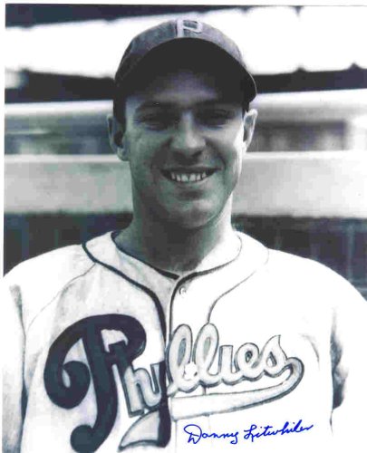 Danny Litwhiler Autographed Signed 8X10 Philadelphia Phillies Photo - Autographs