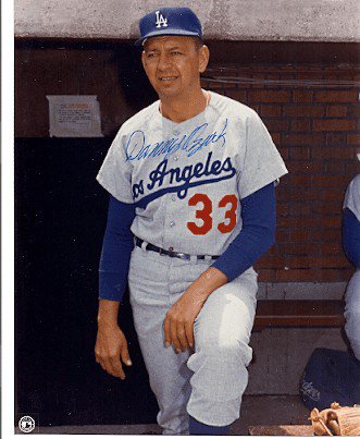 Danny Ozark Autographed Signed Los Angels Dodgers Photo - Autographs 