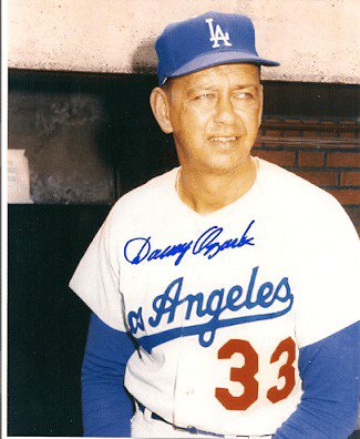 Danny Ozark Autographed Signed Los Angels Dodgers Photo - Autographs 