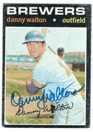 Danny Walton Autographed Signed 1971 Topps Card - Autographs