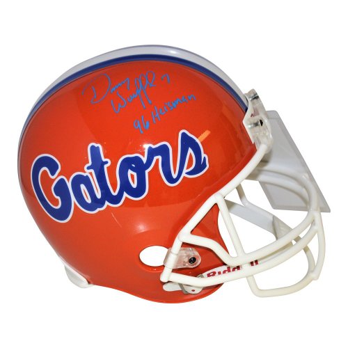 Danny Wuerffel Autographed Signed Florida Gators Orange Riddell Rep Helmet 96 Heisman - Beckett 
