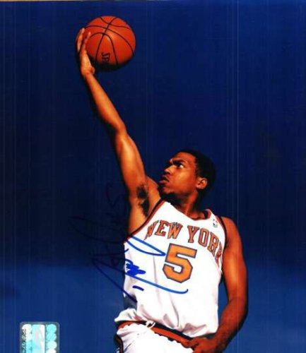 Dante Jones Autographed Signed New York Knicks Photo - Autographs 
