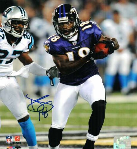 Dante Stallworth Autographed Signed Baltimore Ravens Photo - Autographs 