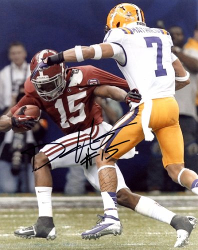 Darius Hanks Alabama Crimson Tide Autographed 8x10 Photo Certified Authentic