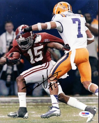 Darius Hanks Autographed 8X10 Photo Alabama Crimson Tide PSA/DNA