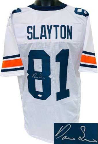 Darius Slayton Autographed Signed Auburn Tigers White Custom Stitched College Football Jersey XL- JSA Witnessed 
