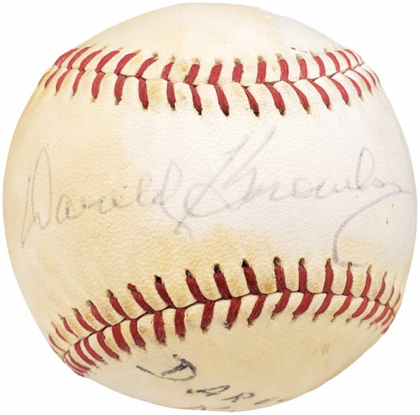 Darold Knowles Autographed Official Spalding Baseball Baltimore Orioles Beckett Beckett