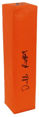 Darrelle Revis Autographed Signed BSN Orange Football Endzone Pylon 
