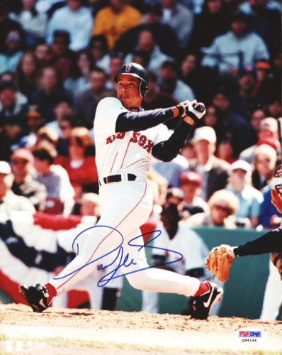 Darren Lewis Autographed 8X10 Photo Boston Red Sox PSA/DNA