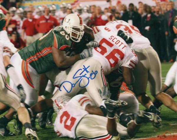 Darrion Scott OSU 8-3 8x10 Autographed Signed Photo - Certified Authentic 
