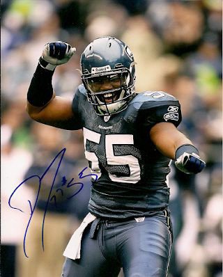Darryl Tapp Autographed Signed Seattle Seahawks Photo - Autographs 